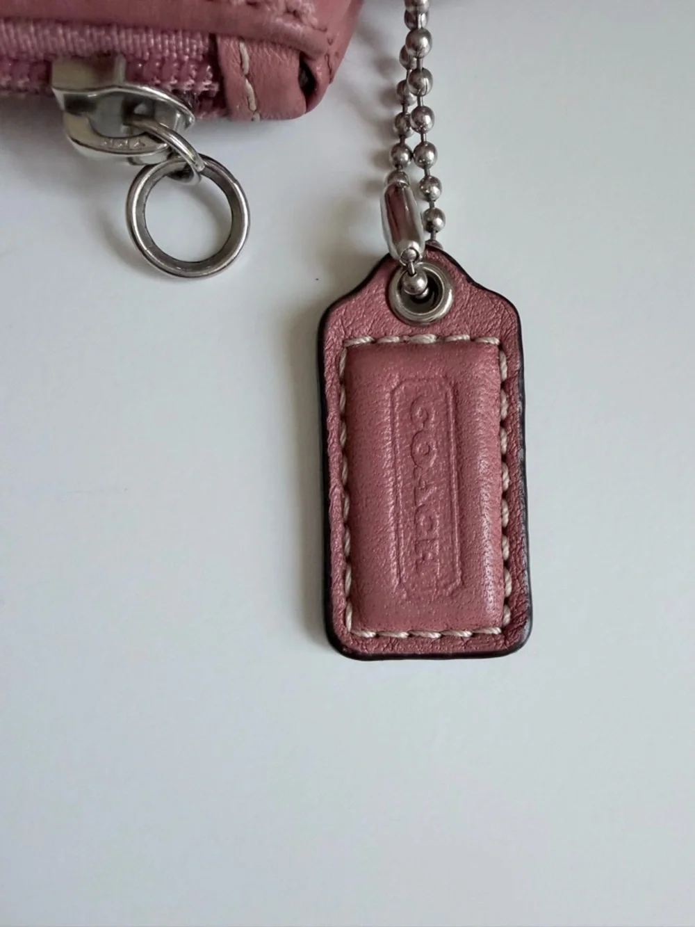 Coach pink wristlet
